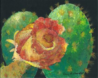 "Prickly Pear Flower"
- Acrylic on canvas board
- Not available