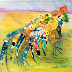 collage “Desert Lizards”
- Original not available
- Signed canvas and paper prints available on order Amy Richardson - Desert Lizards